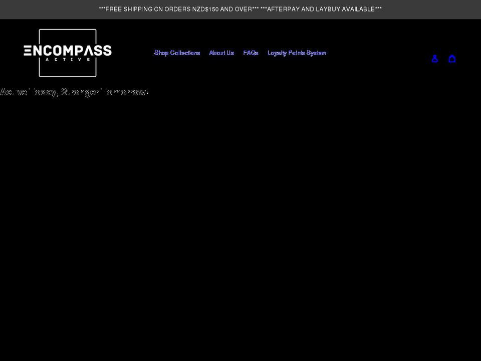 encompassactive.com shopify website screenshot
