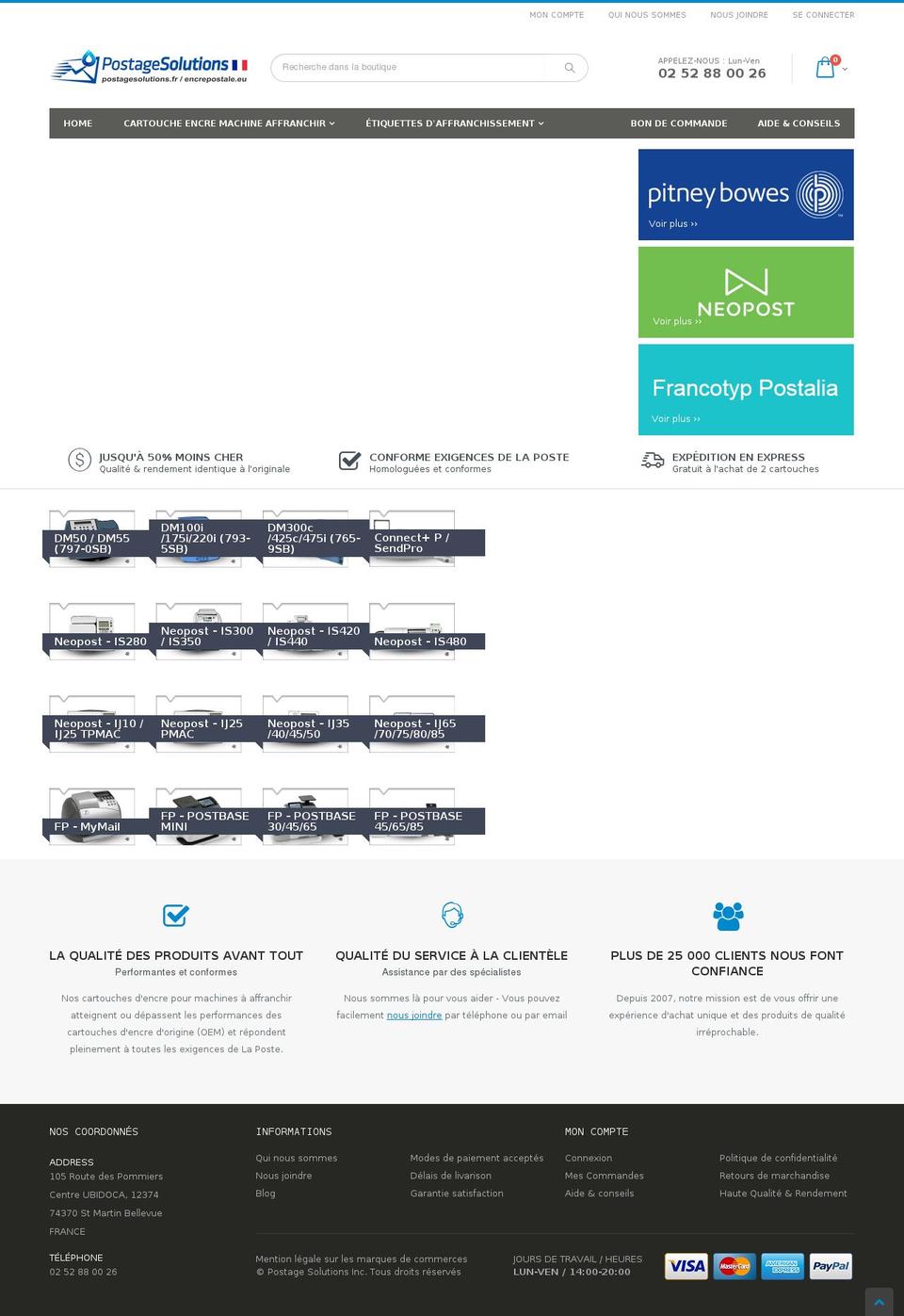 encrepostale.com — Shopify storefront screenshot