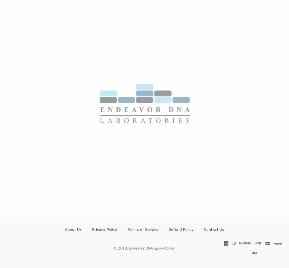 endeavordnalaboratories.com — Shopify storefront screenshot