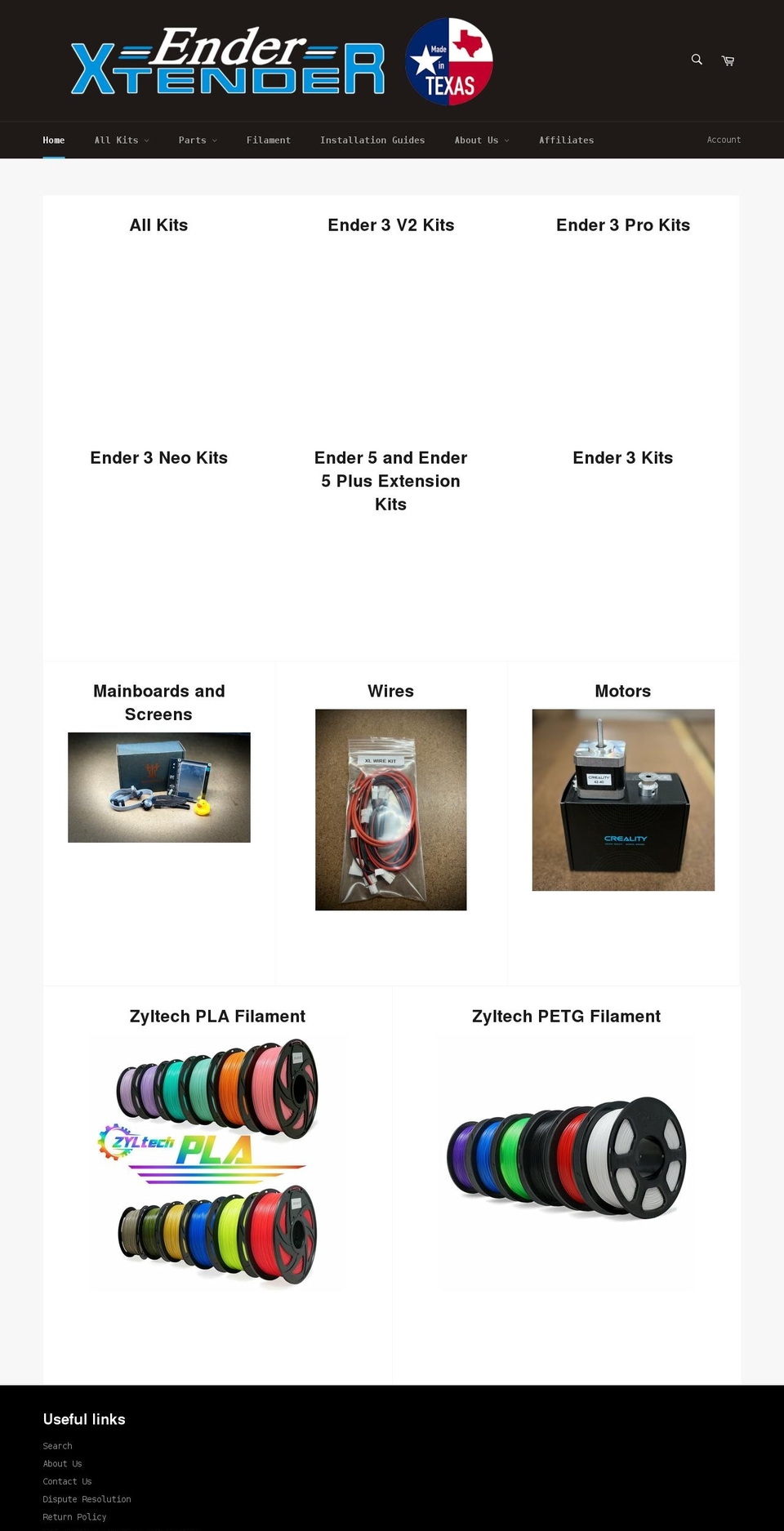 enderextender.com shopify website screenshot