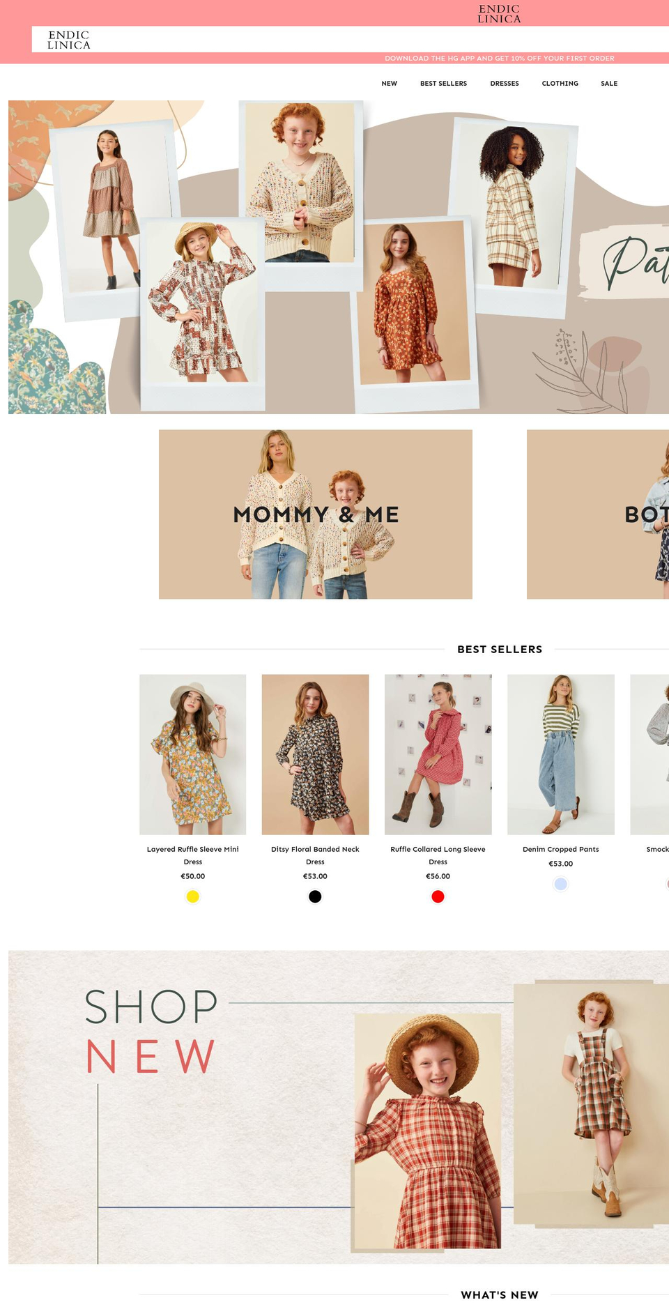 endiclinica.com shopify website screenshot