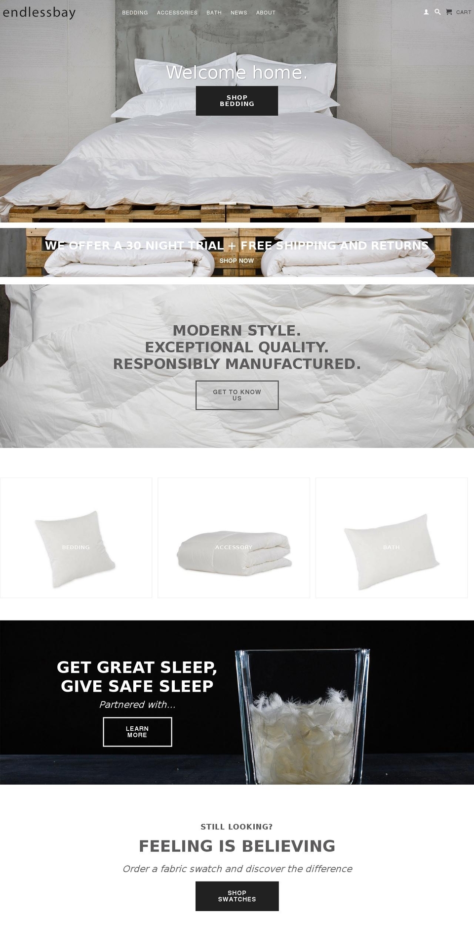 endlessbay.com shopify website screenshot