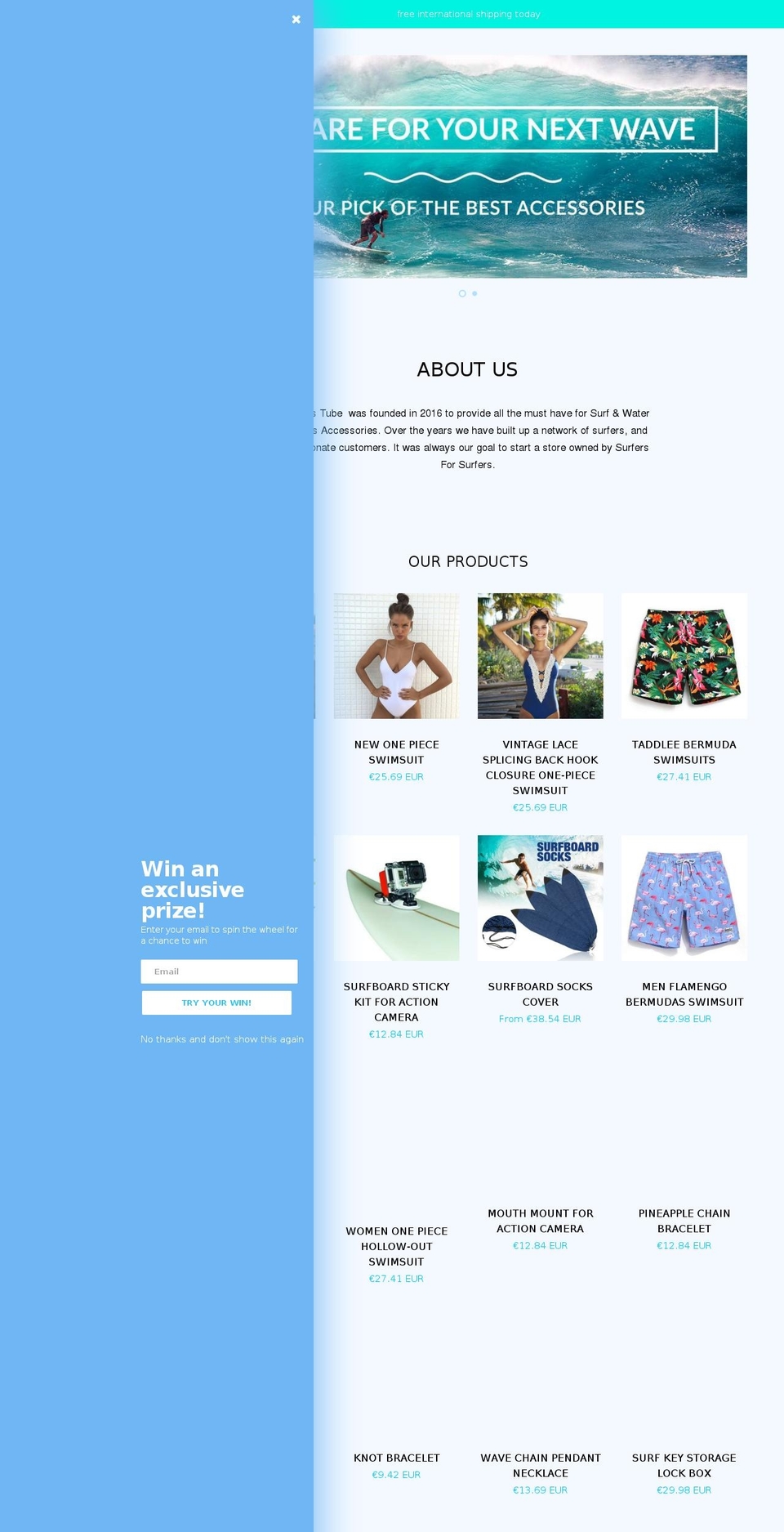 endlesstube.com — Shopify storefront screenshot