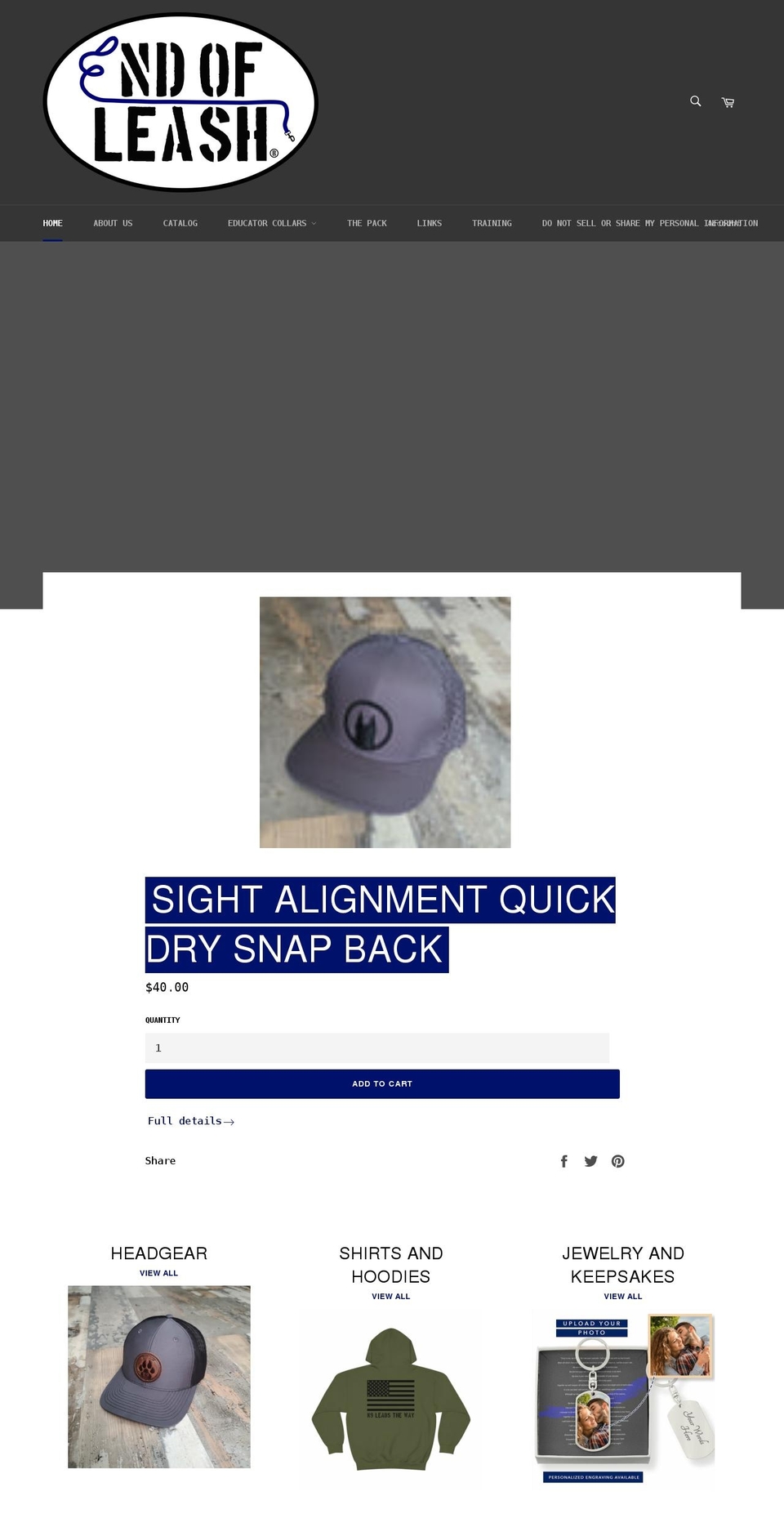 endofleash.com shopify website screenshot