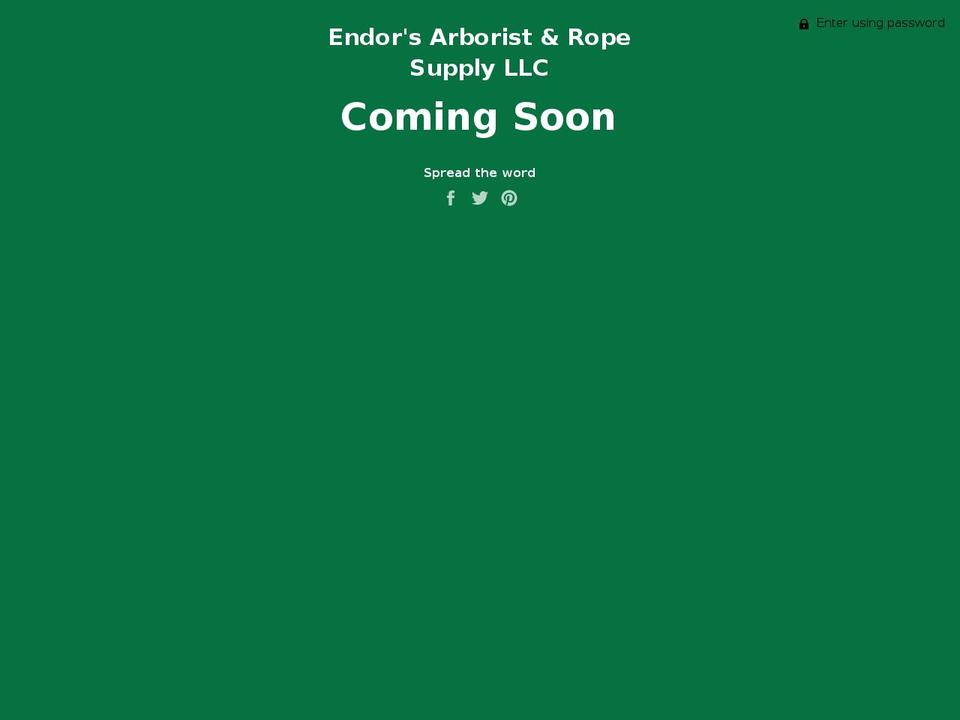 endorstreegear.com shopify website screenshot