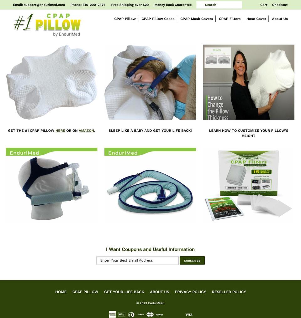endurimed.com — Shopify storefront screenshot