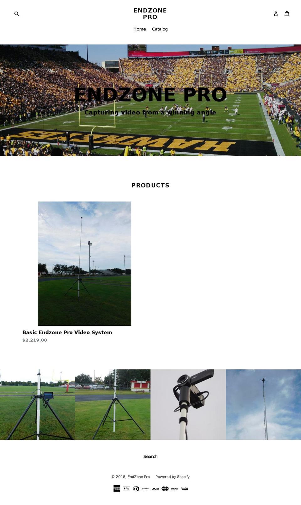 endzonepro.com — Shopify storefront screenshot