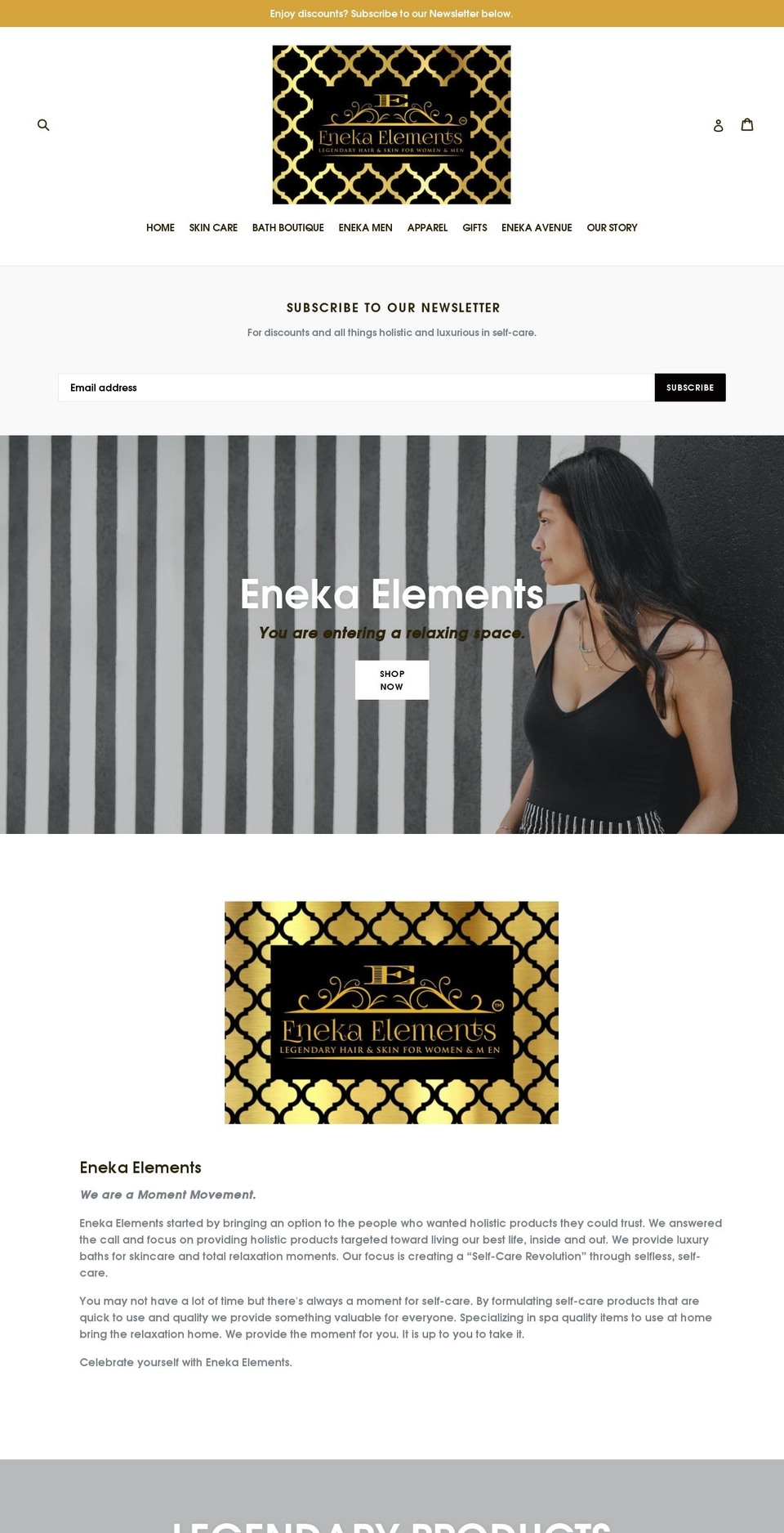 enekaelements.com — Shopify storefront screenshot