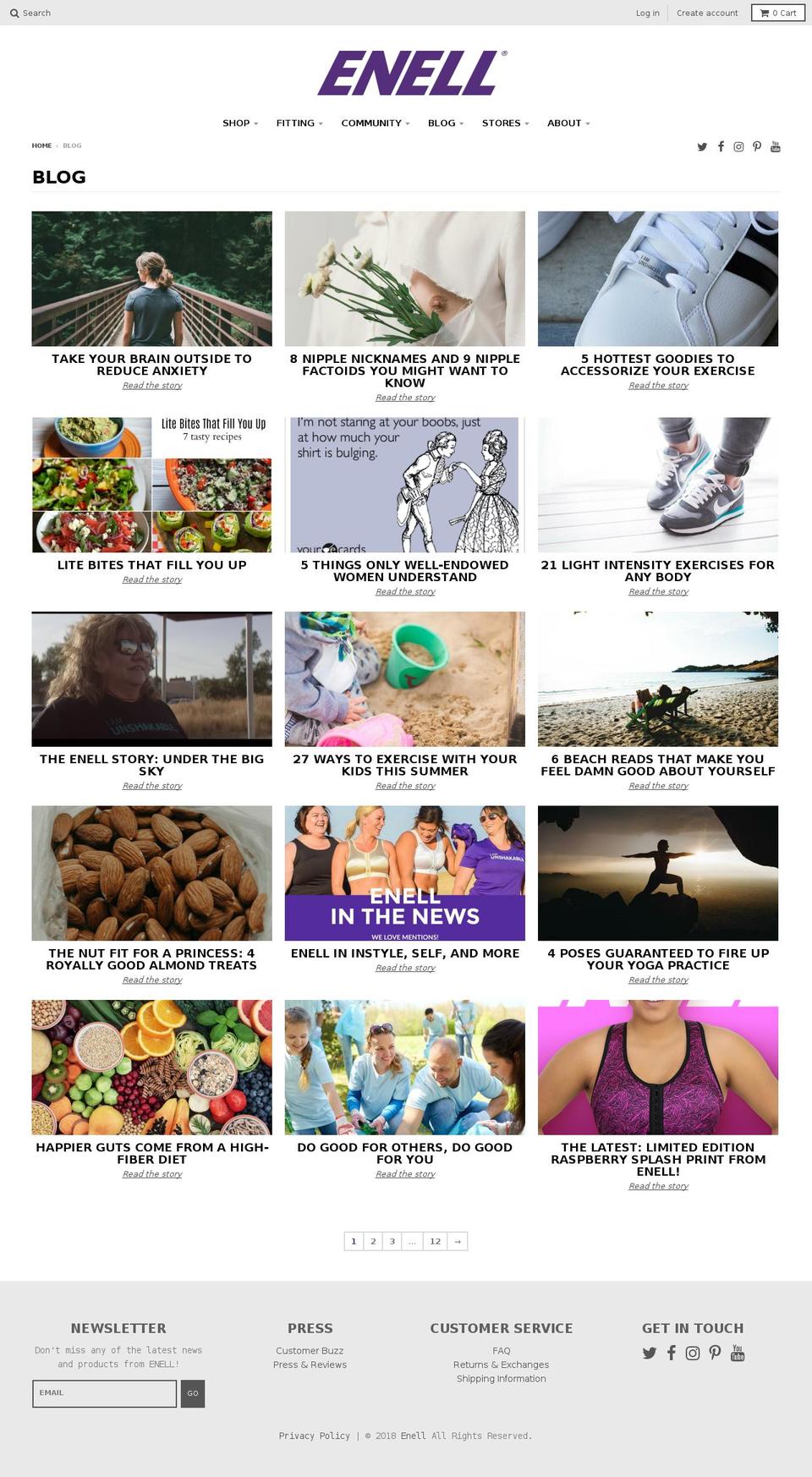 enellblog.com — Shopify storefront screenshot