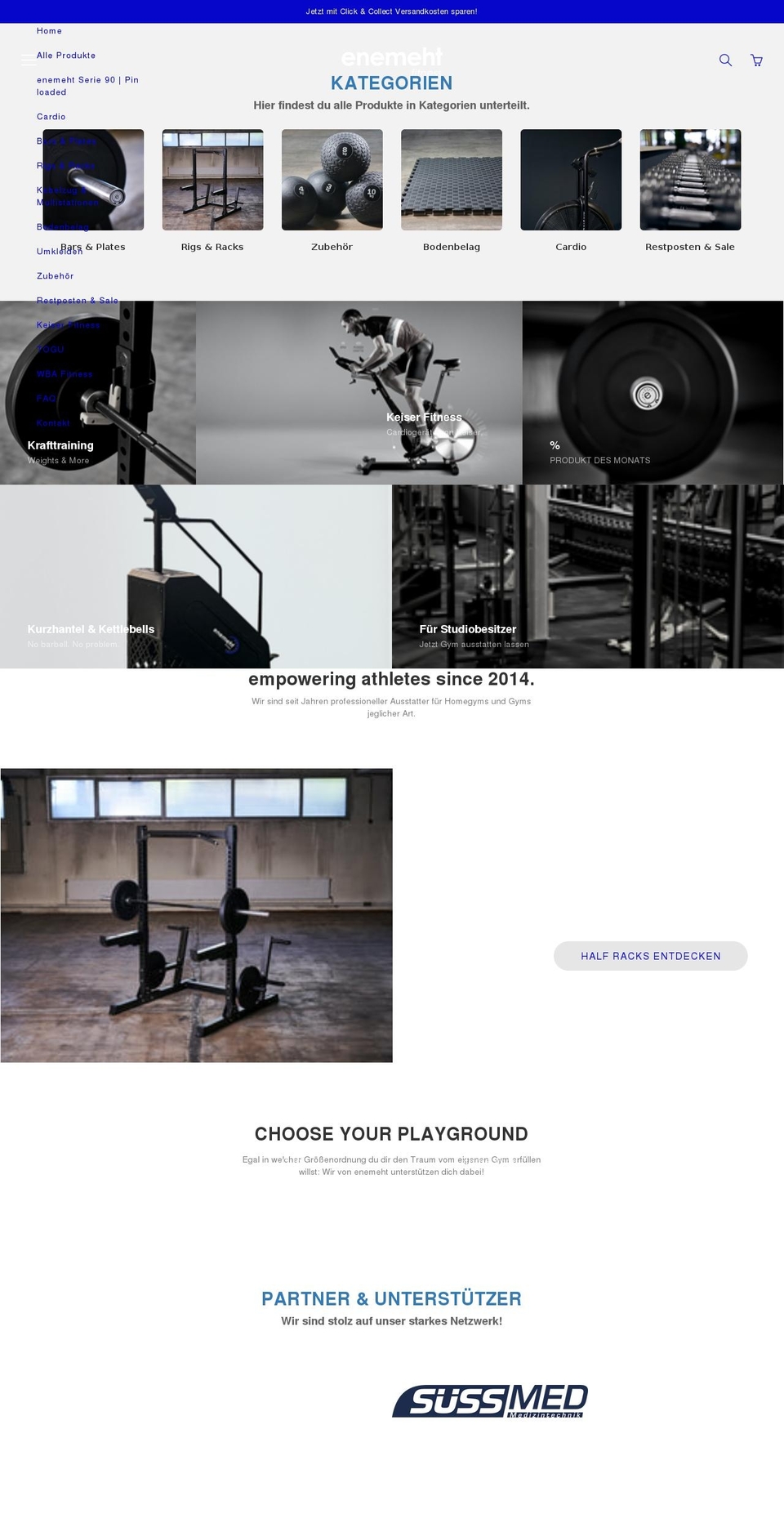 enemeht-fitness.com shopify website screenshot