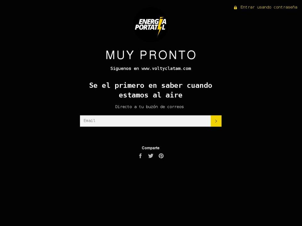 energiaportatil.net shopify website screenshot