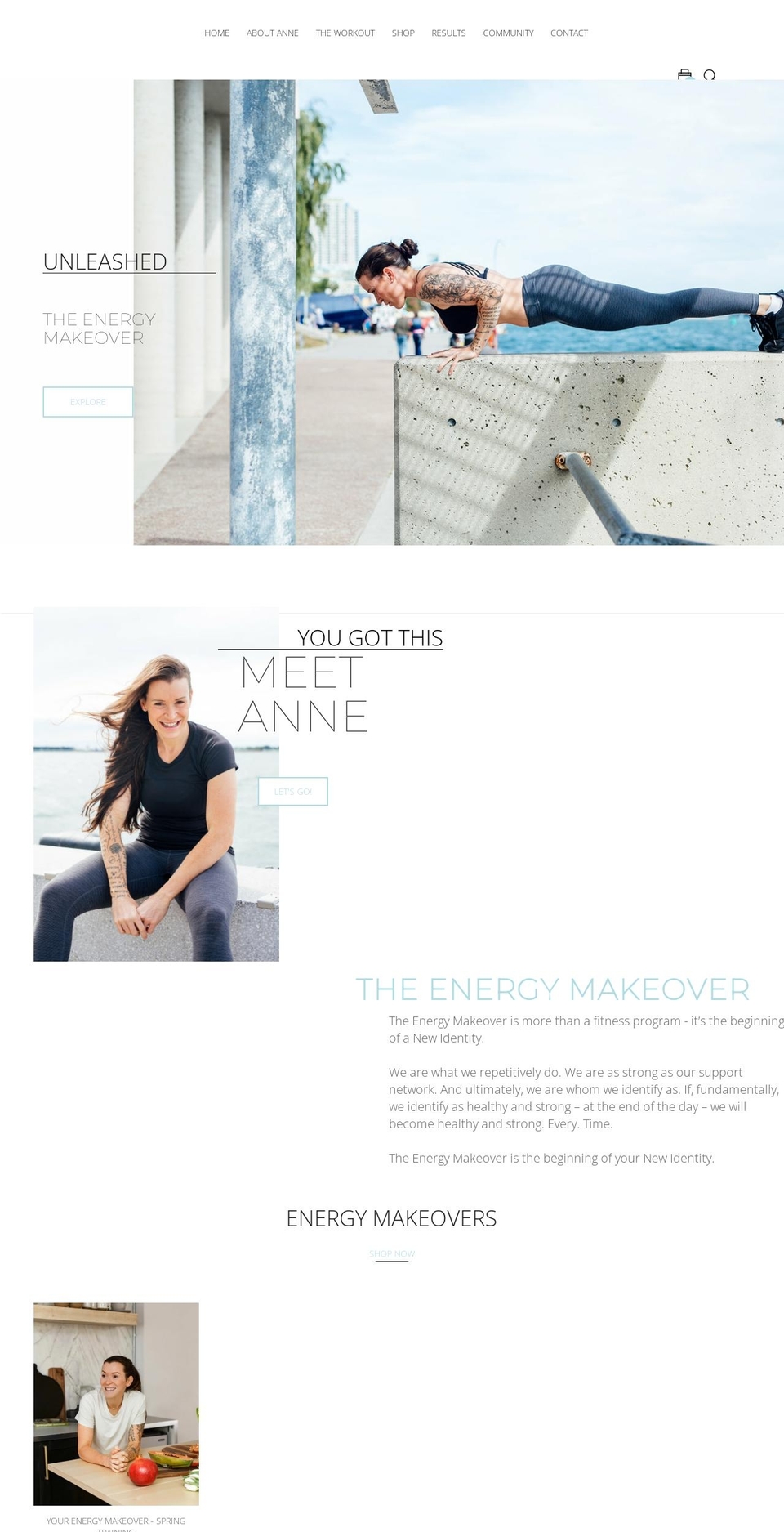 energy-makeover.com shopify website screenshot