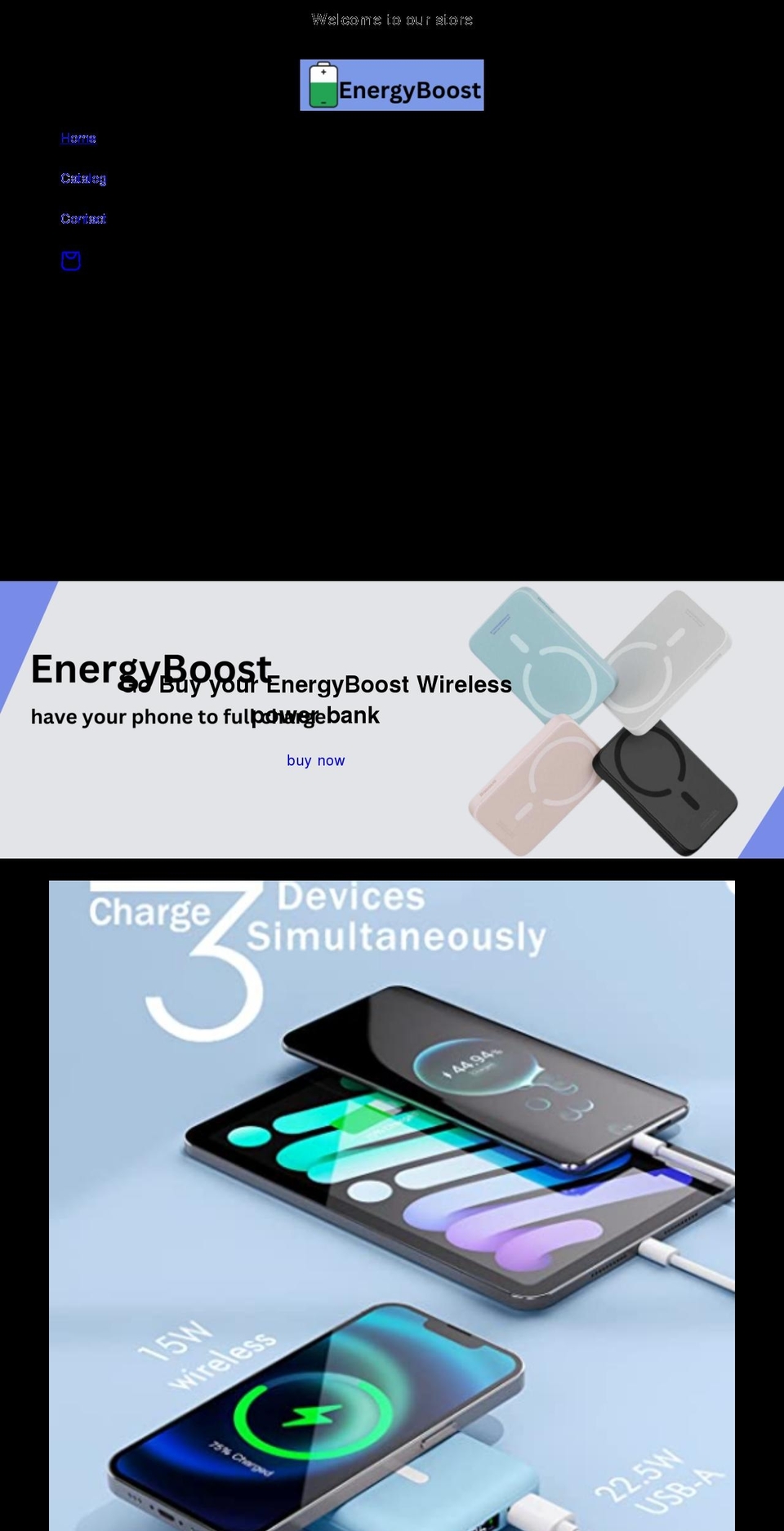 energyboost.shop shopify website screenshot