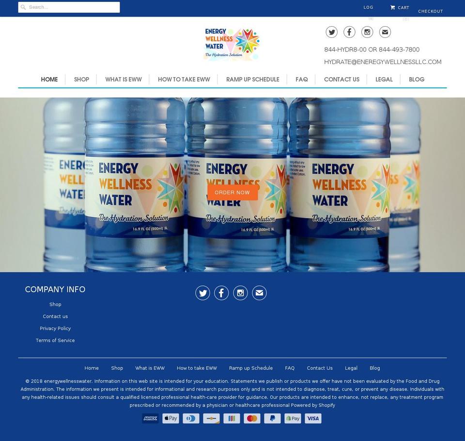 A\u0026Z Designs Shopify theme site example energywellnesswater.com