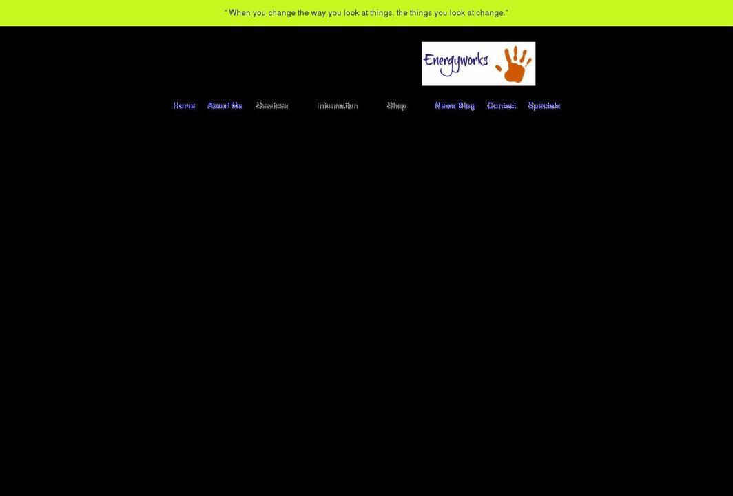 energyworksnz.co.nz shopify website screenshot