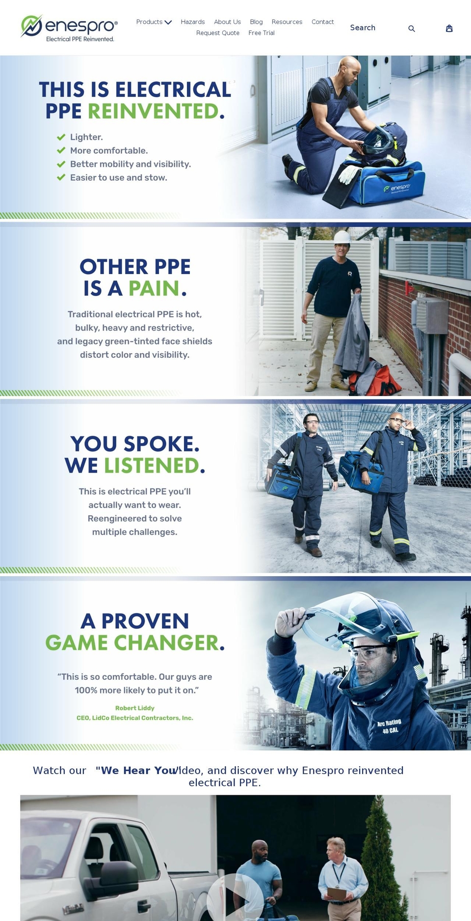 enesproppe.com shopify website screenshot