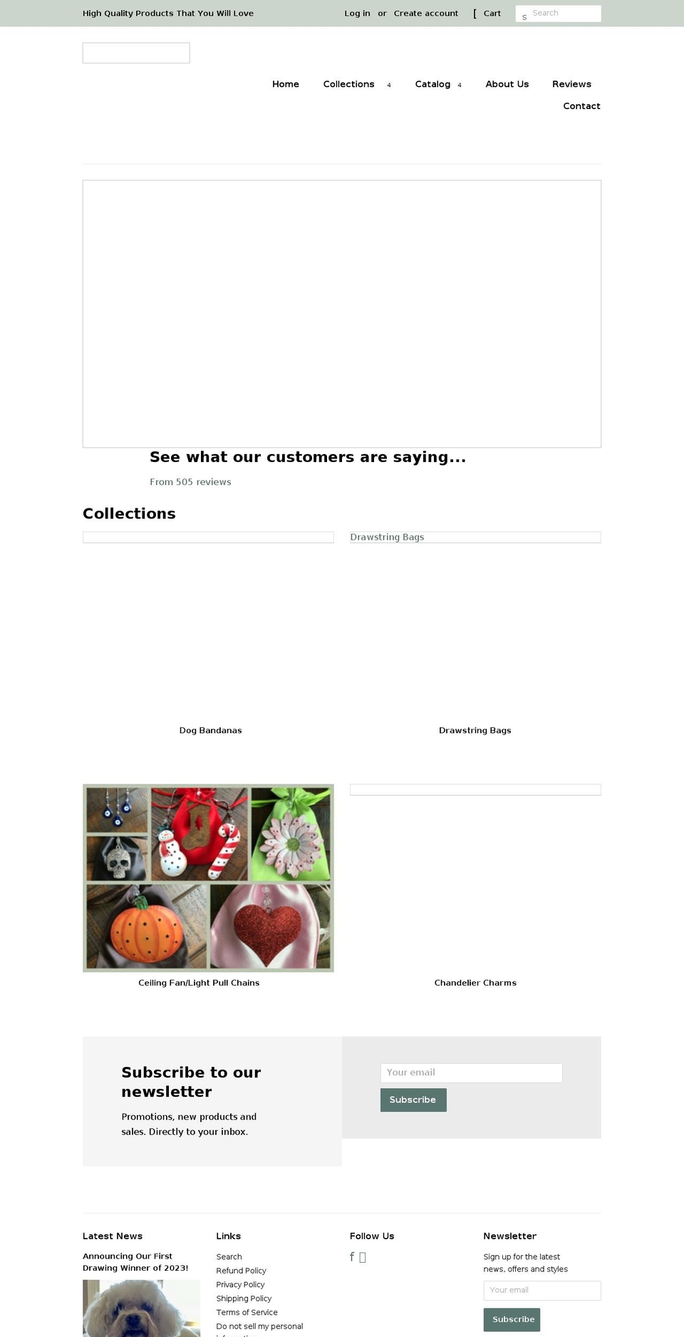 enestorproducts.com shopify website screenshot
