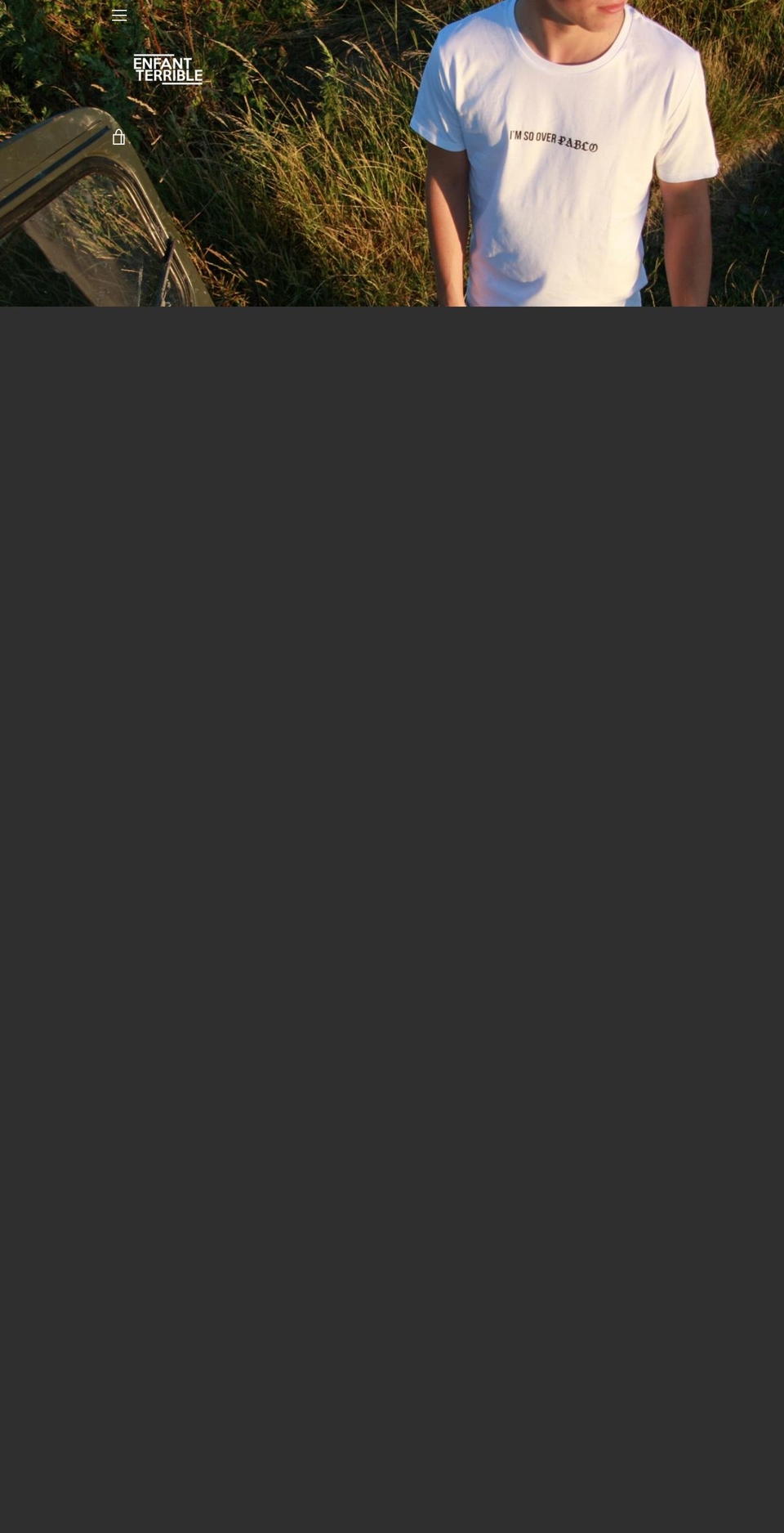 enfantterriblecollection.com — Shopify storefront screenshot