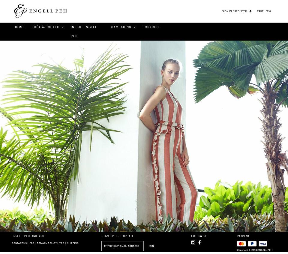 engellpeh.com — Shopify storefront screenshot