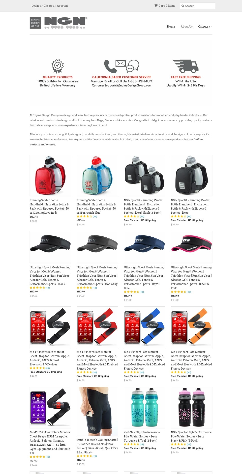 enginedesigngroup.com shopify website screenshot