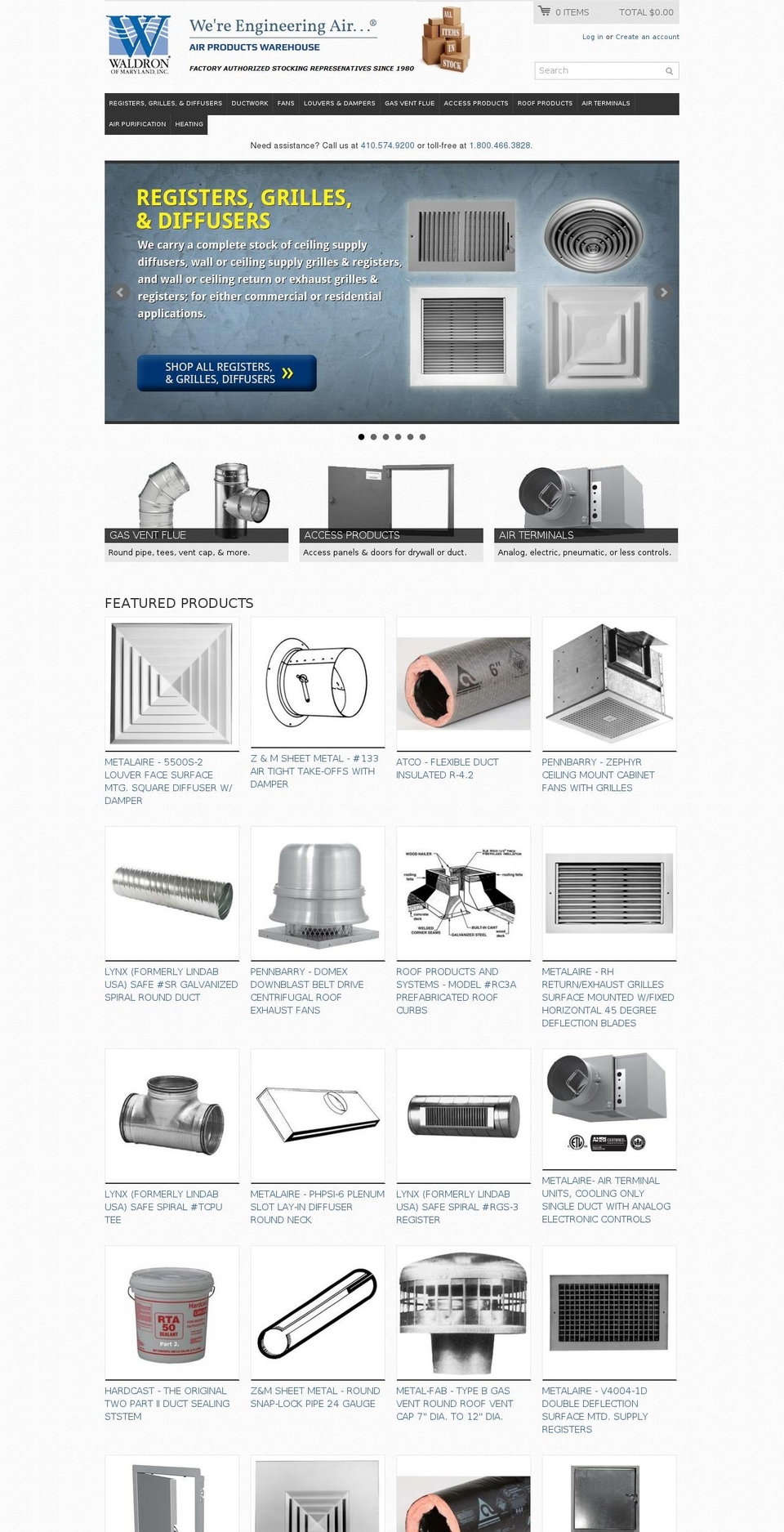 engineeringair.com shopify website screenshot