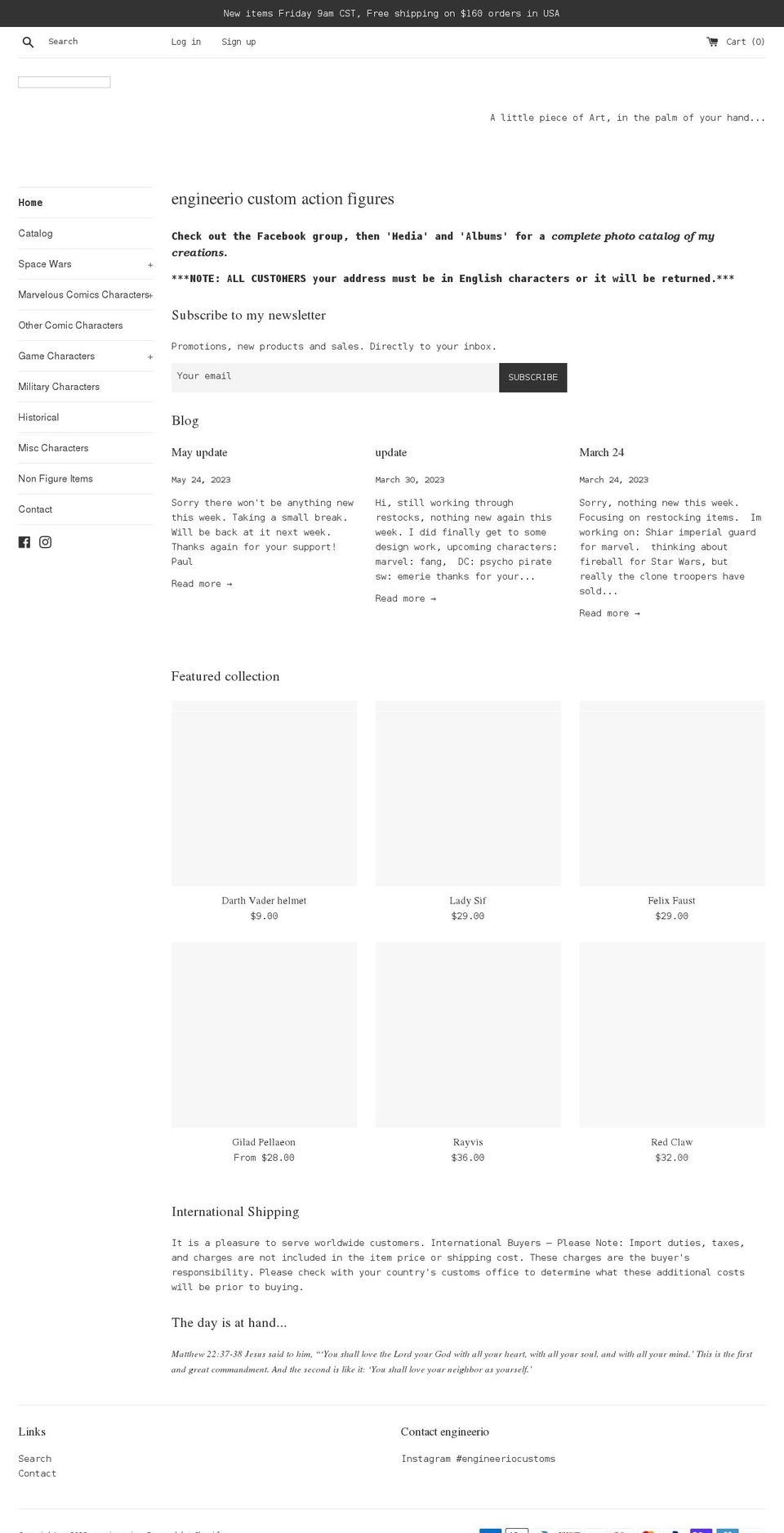 engineerio.com shopify website screenshot