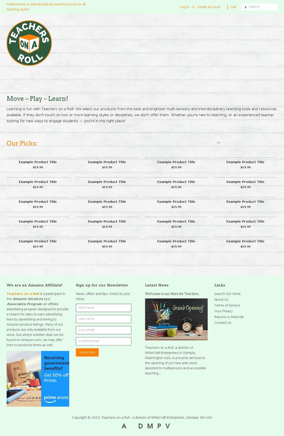 englishcuberoll.com — Shopify storefront screenshot