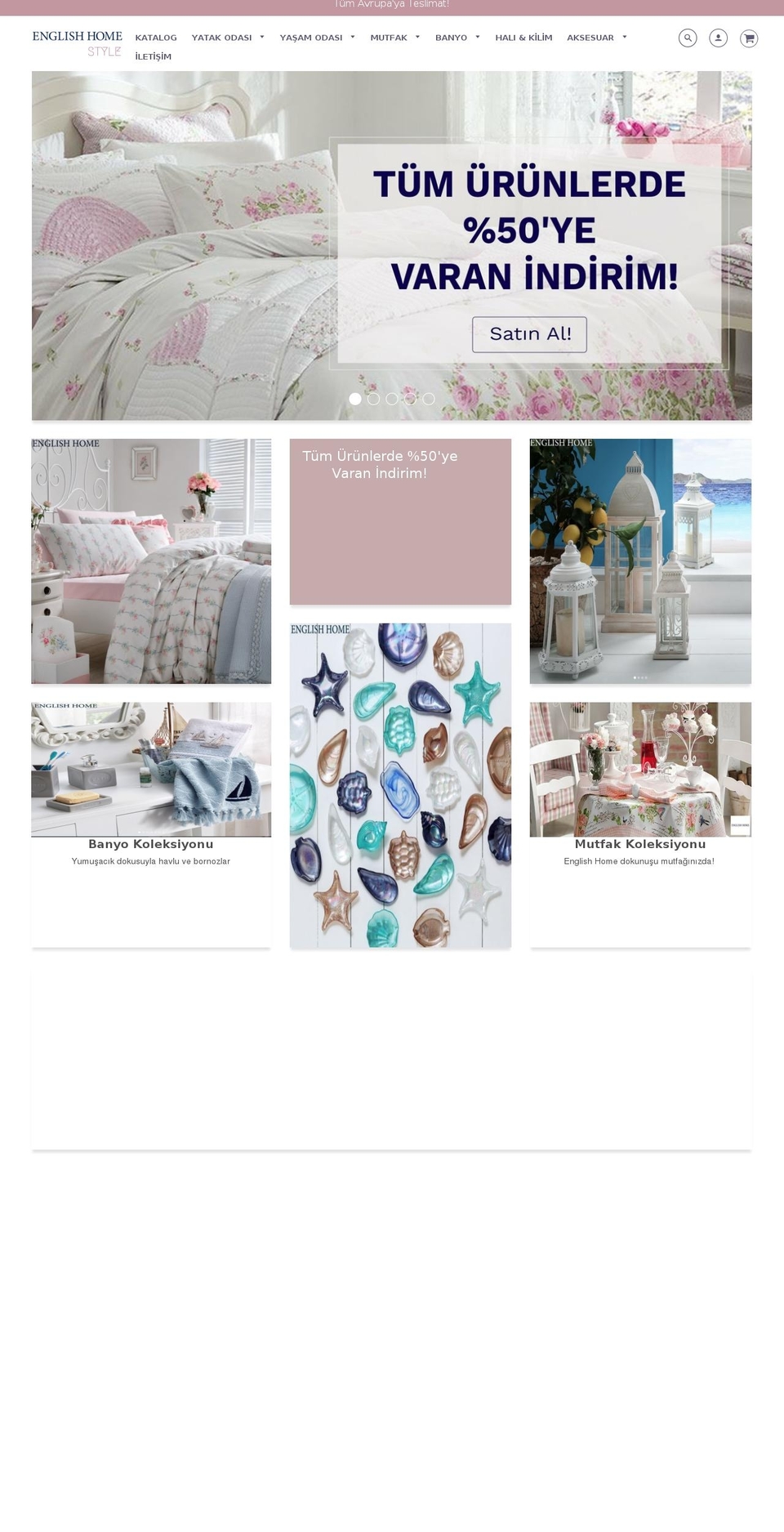 englishhomestyle.com — Shopify storefront screenshot