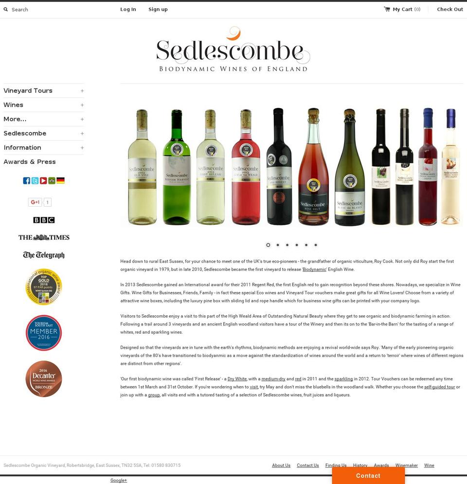 englishorganicwine.com shopify website screenshot