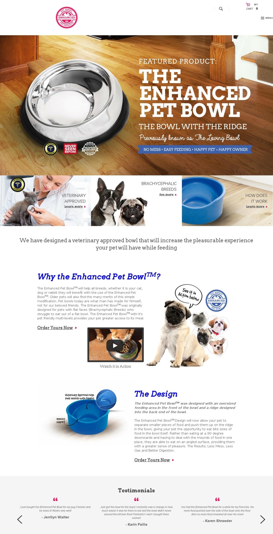 Shopify OS . with Pay Installments Code Shopify theme site example enhancedpetproducts.com