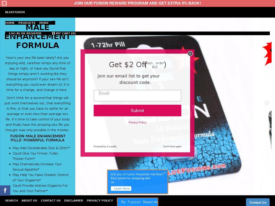 enhancemenxl.com shopify website screenshot