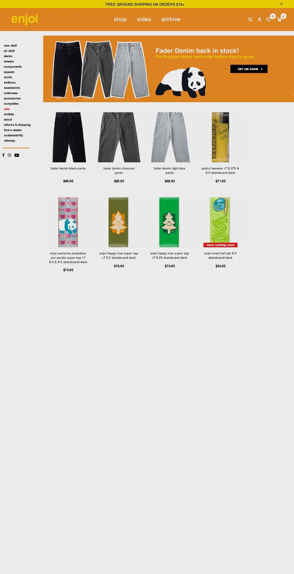 enjoico.com shopify website screenshot