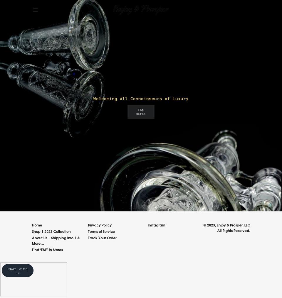 ENJOY Shopify theme site example enjoyandprosper.com