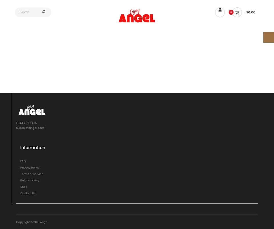 enjoyangel.com shopify website screenshot