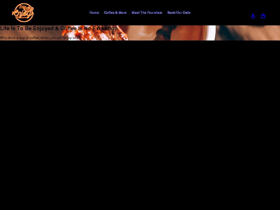 enjoycoffeeco.com shopify website screenshot