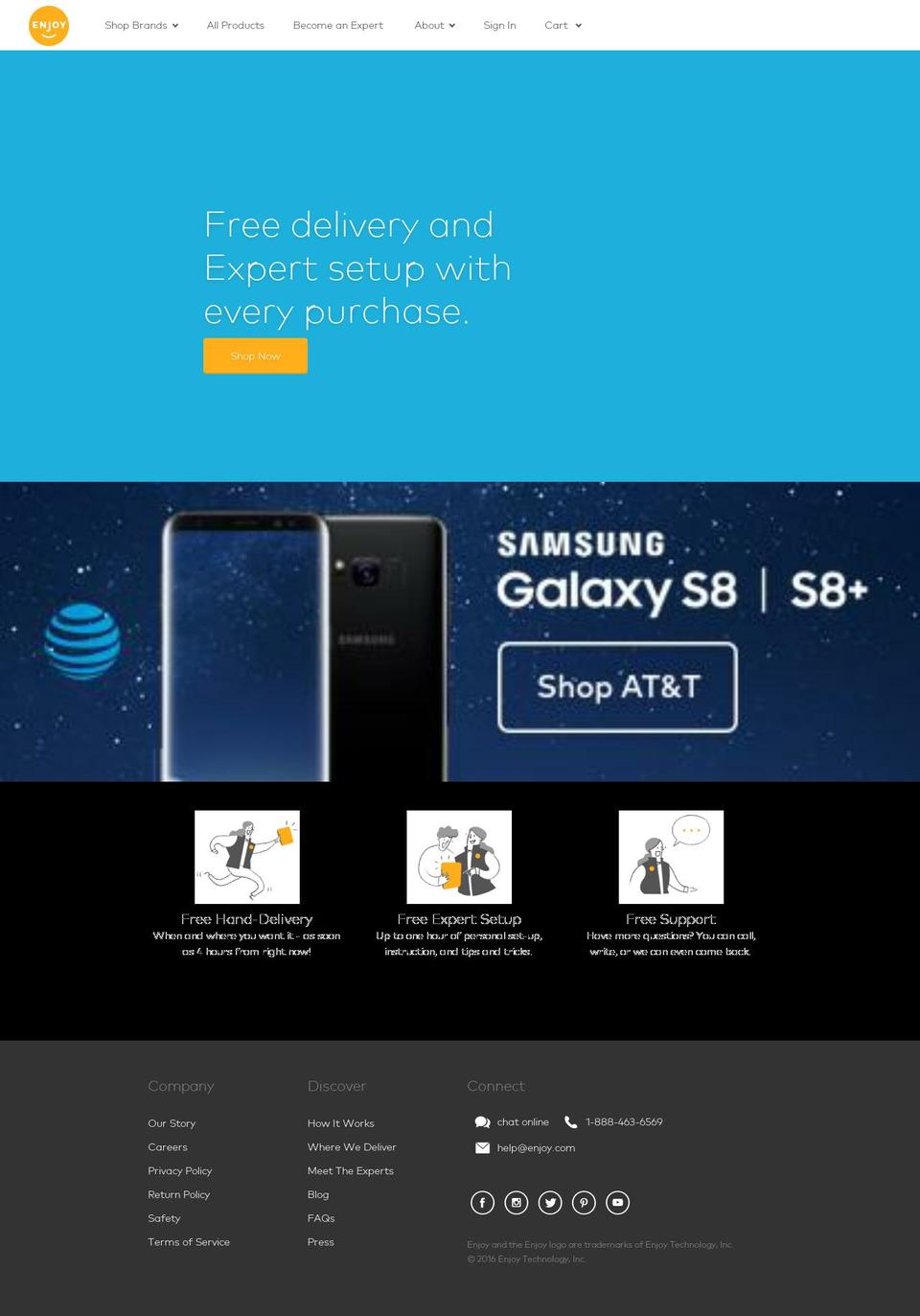enjoyfriendsandfamily.com shopify website screenshot