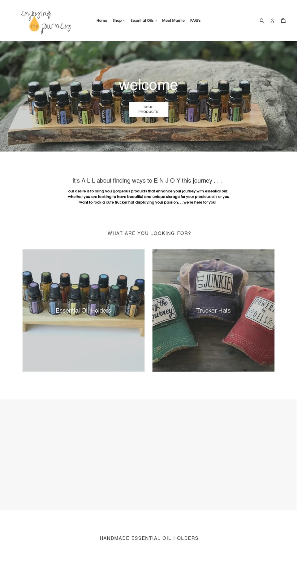 enjoyingthejourney.life shopify website screenshot