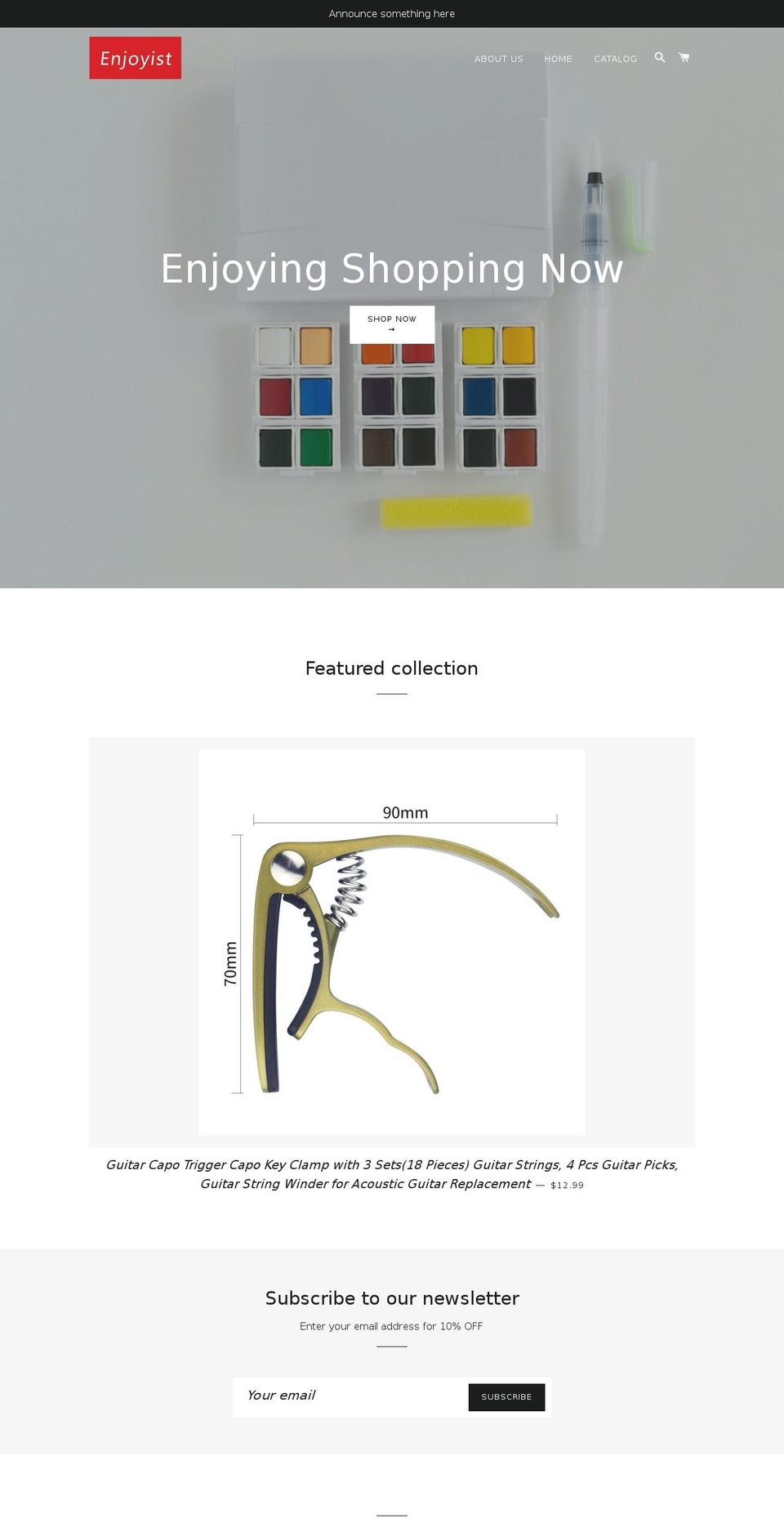 enjoyist.com — Shopify storefront screenshot