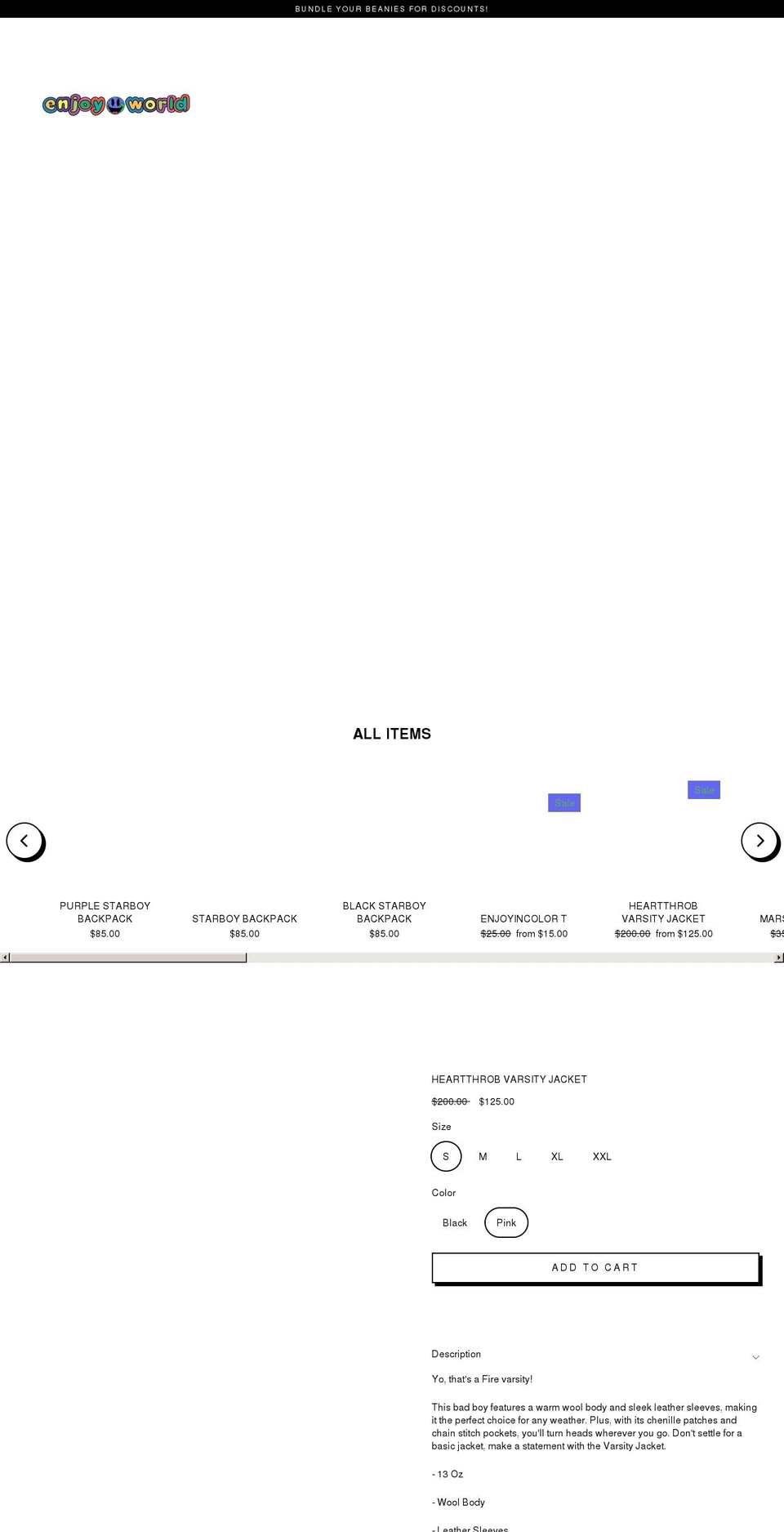 enjoyworld.net shopify website screenshot