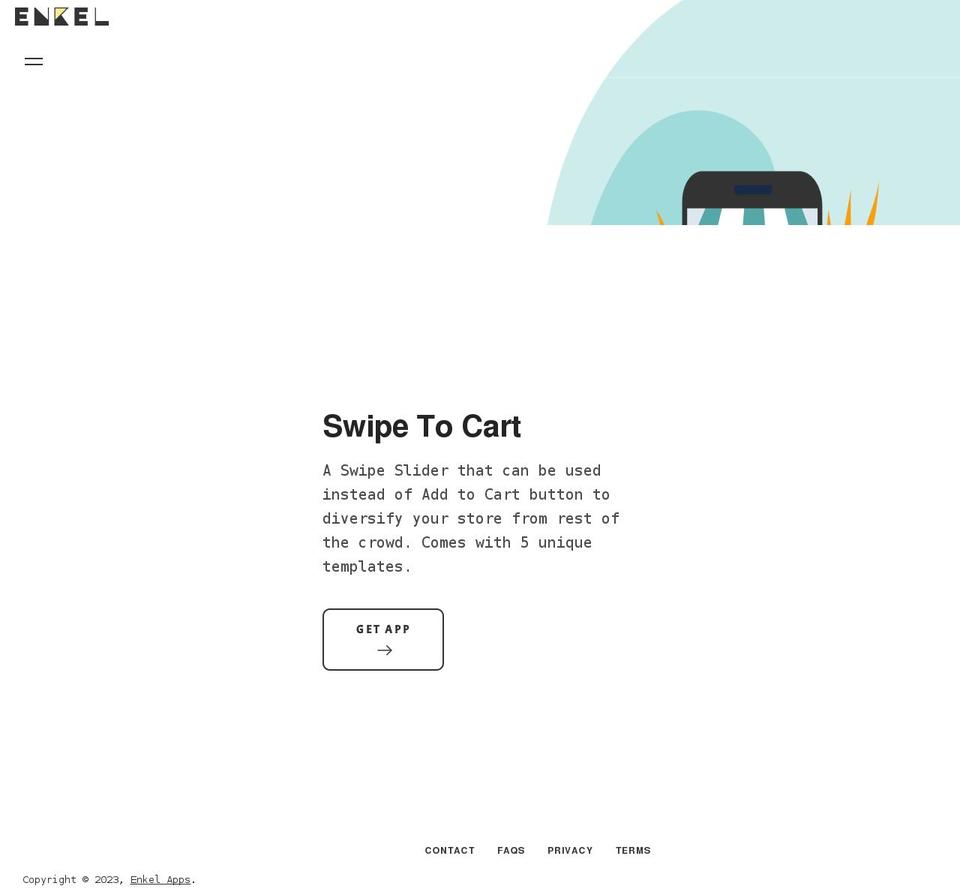 enkelapps.com shopify website screenshot