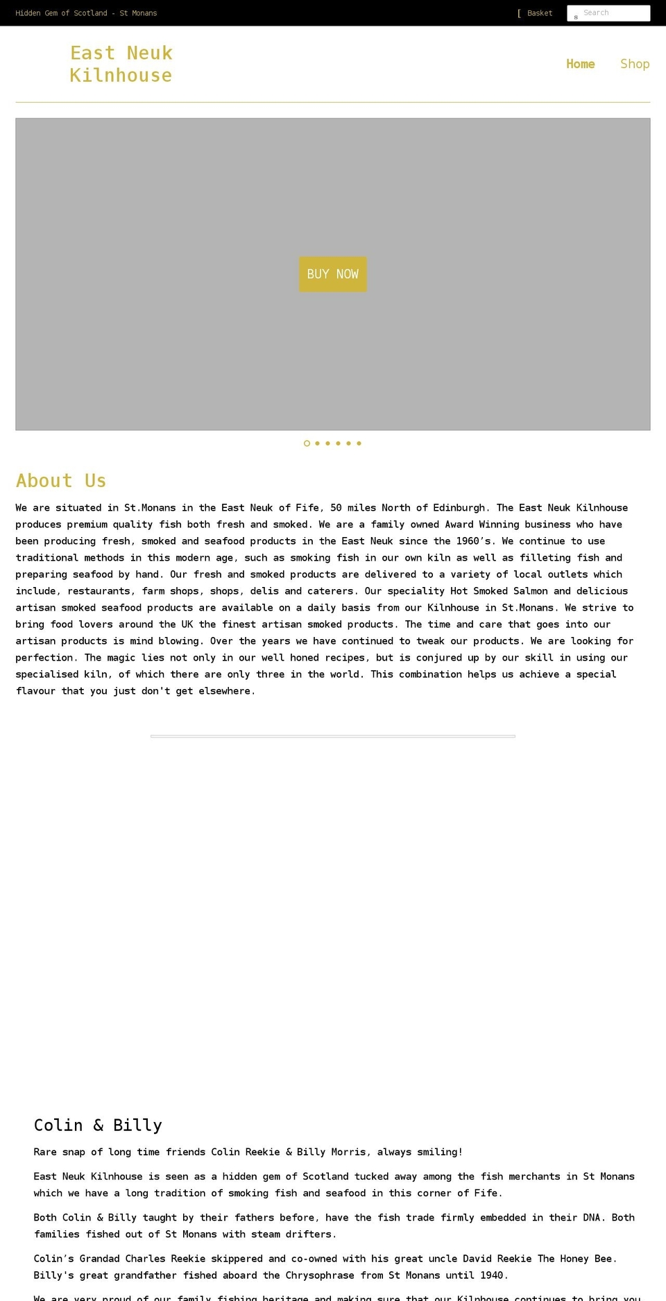 enkilnhouse.com shopify website screenshot