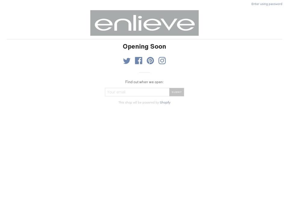 enlieve.com shopify website screenshot