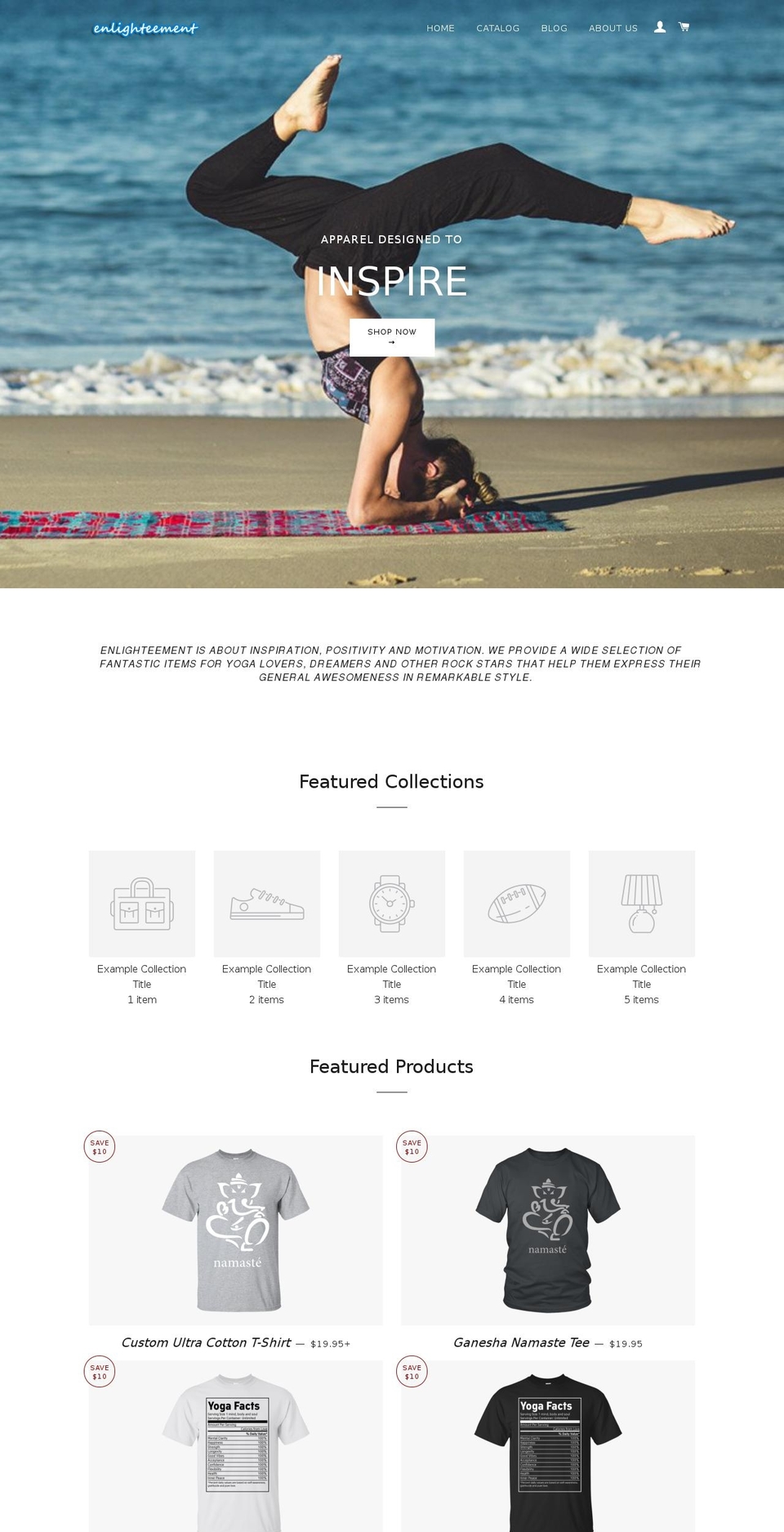 enlighteement.com shopify website screenshot