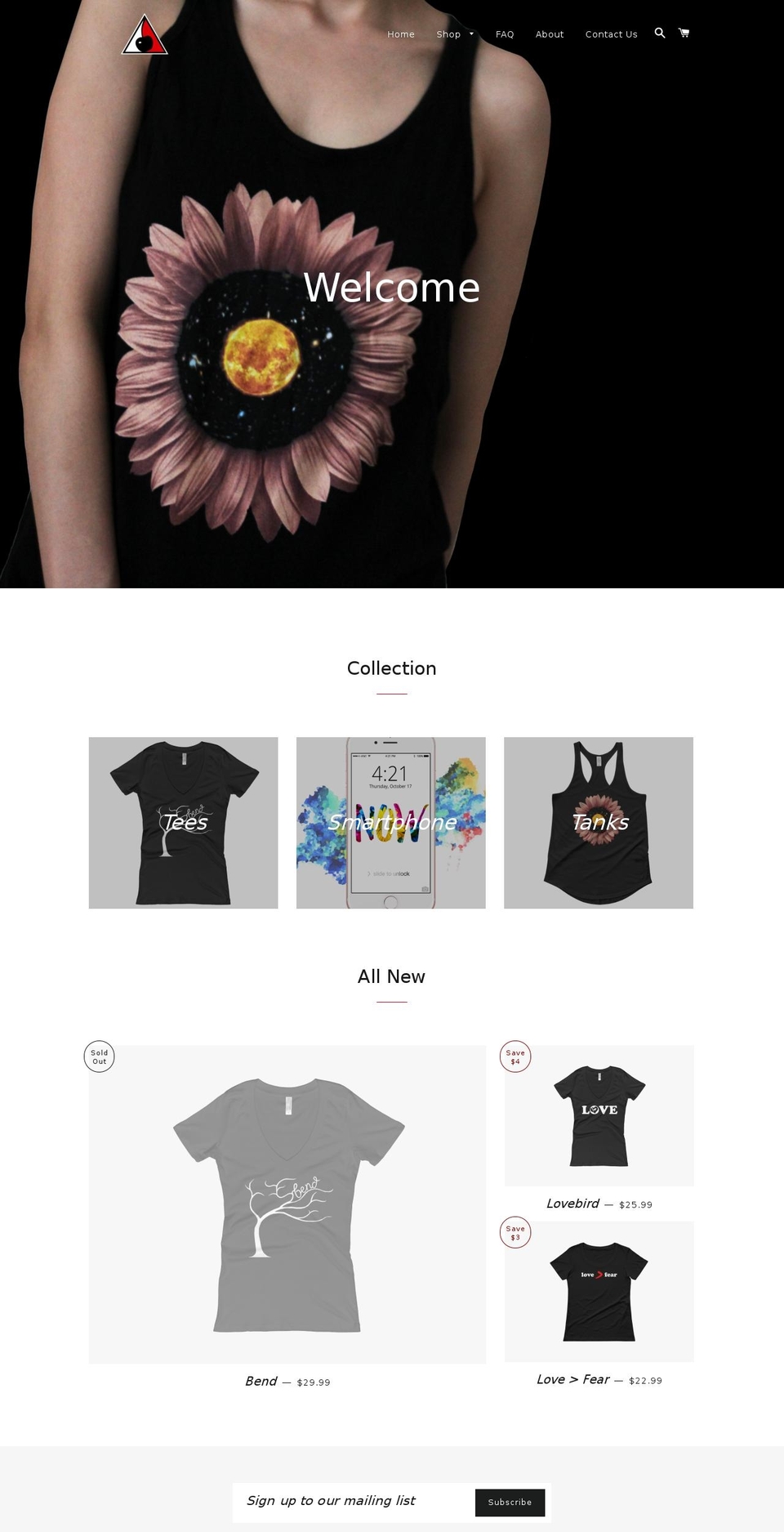 enlightenedcherry.com — Shopify storefront screenshot