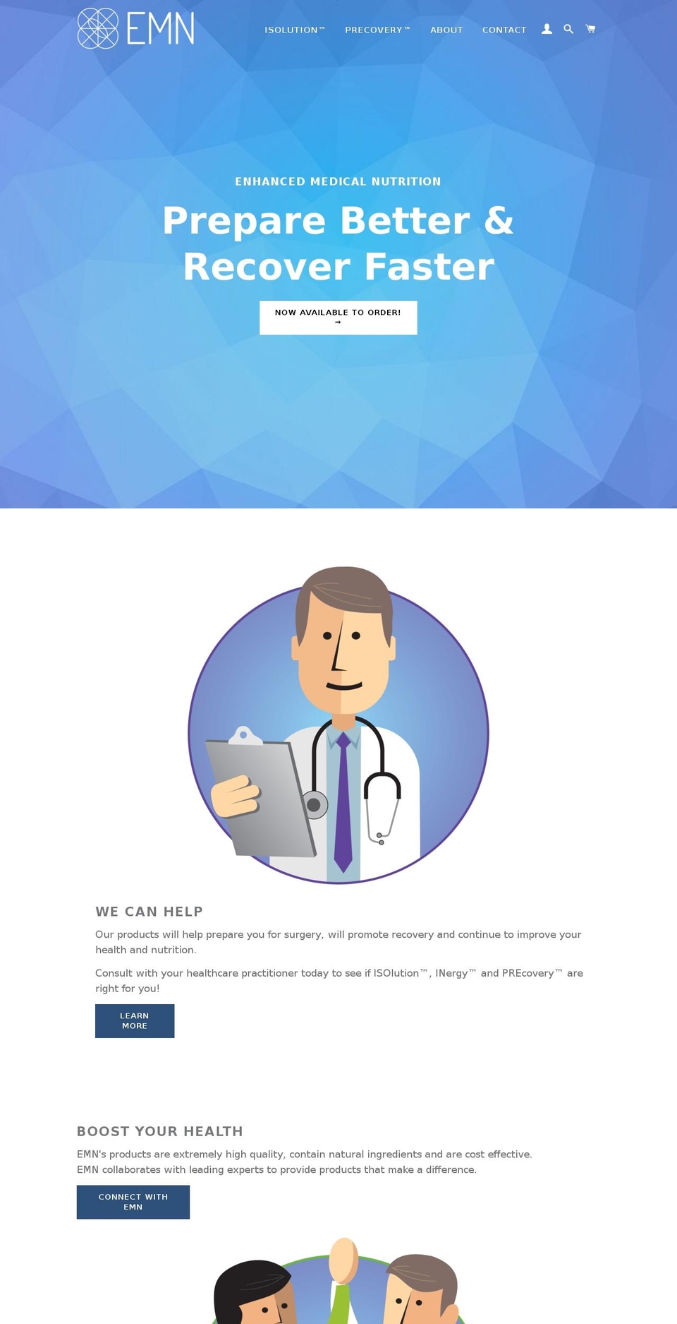 enmednut.org shopify website screenshot