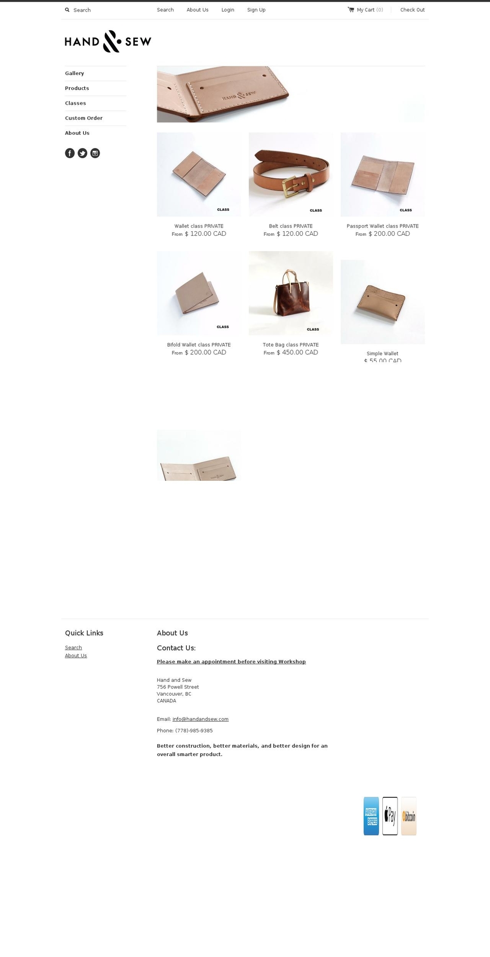 ennsatelier.com shopify website screenshot