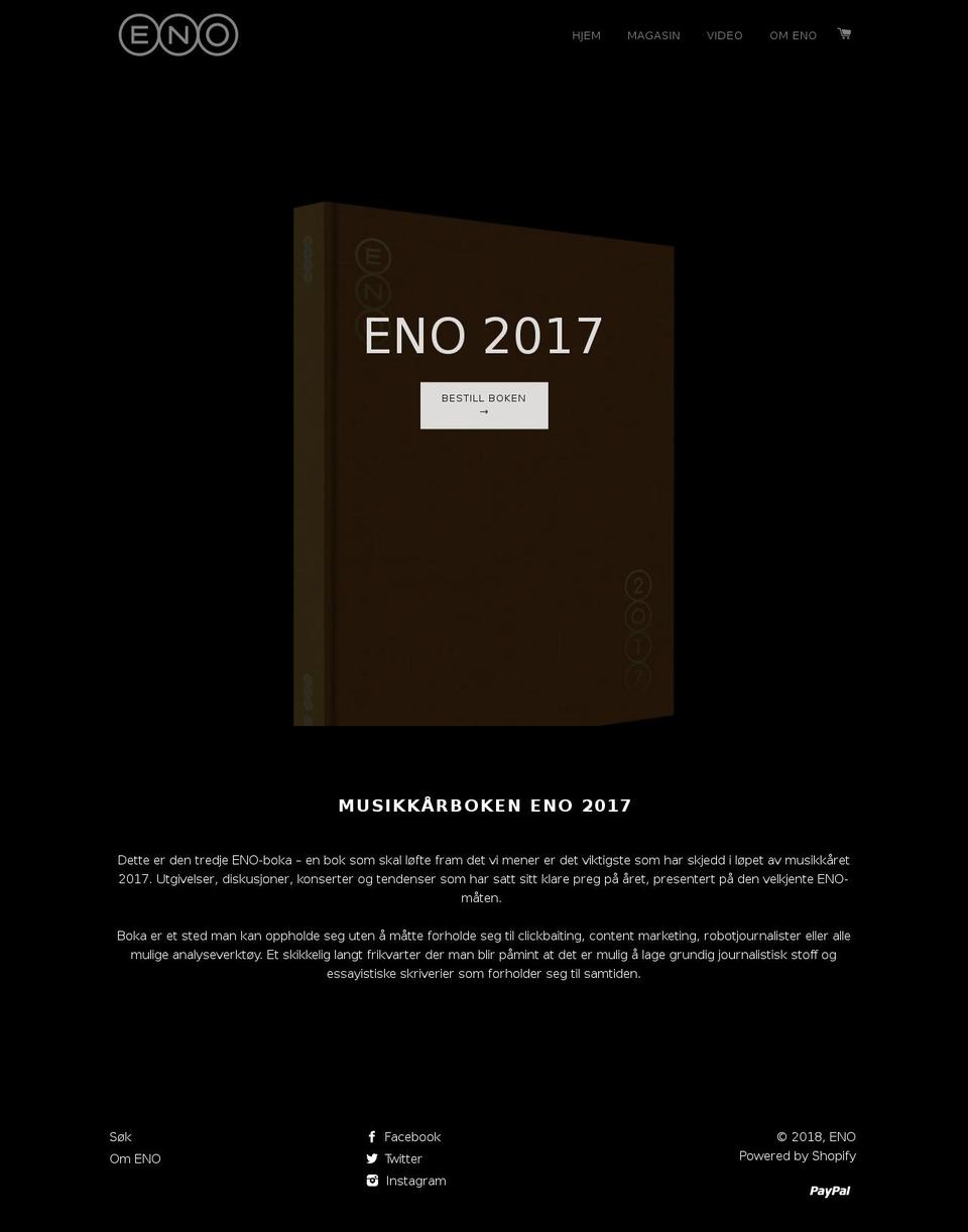 enoforlag.com shopify website screenshot