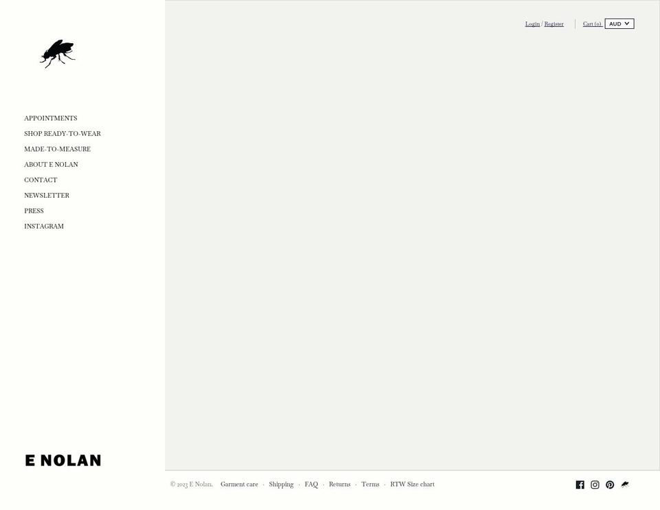 enolan.com.au shopify website screenshot