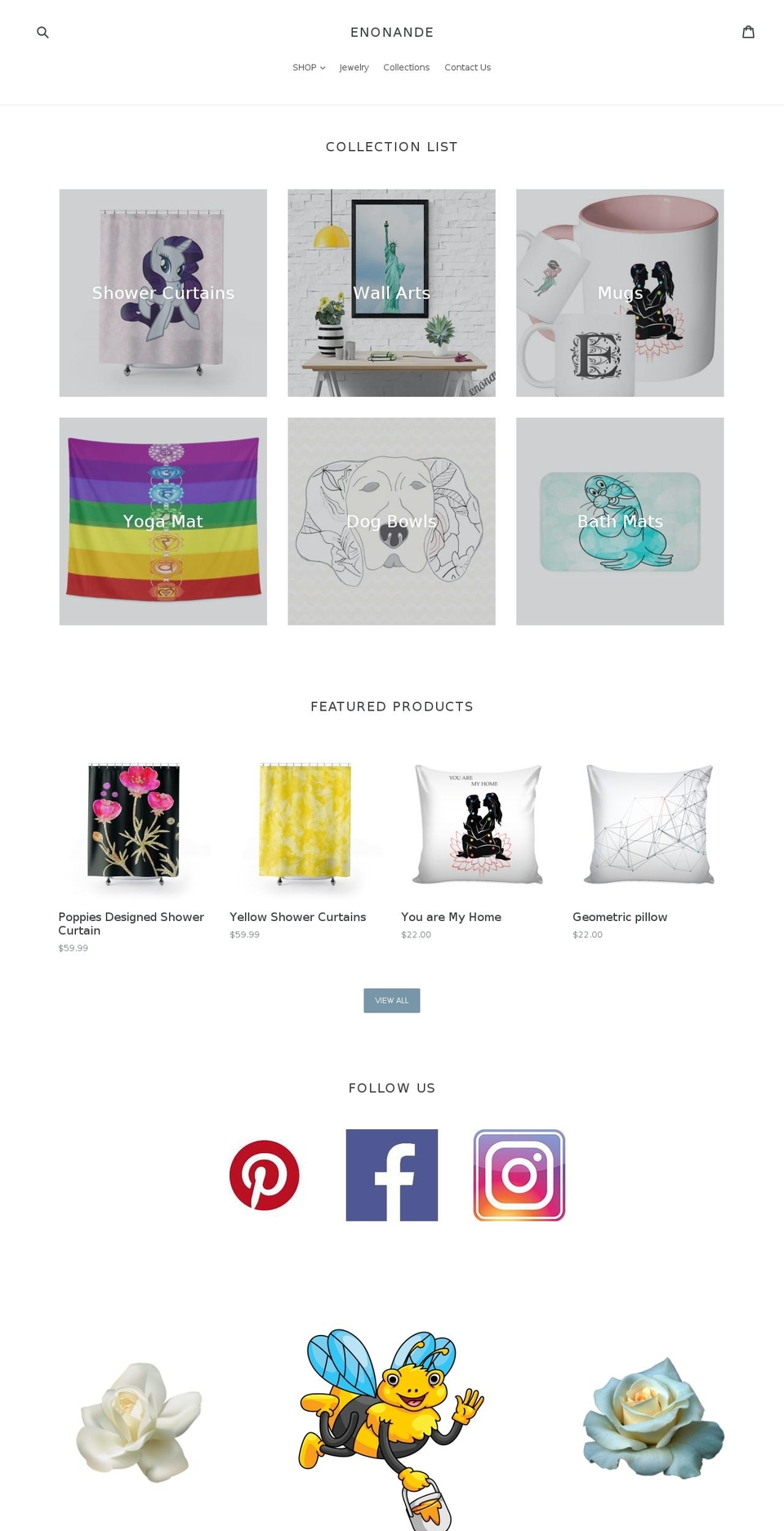 enonande.com — Shopify storefront screenshot