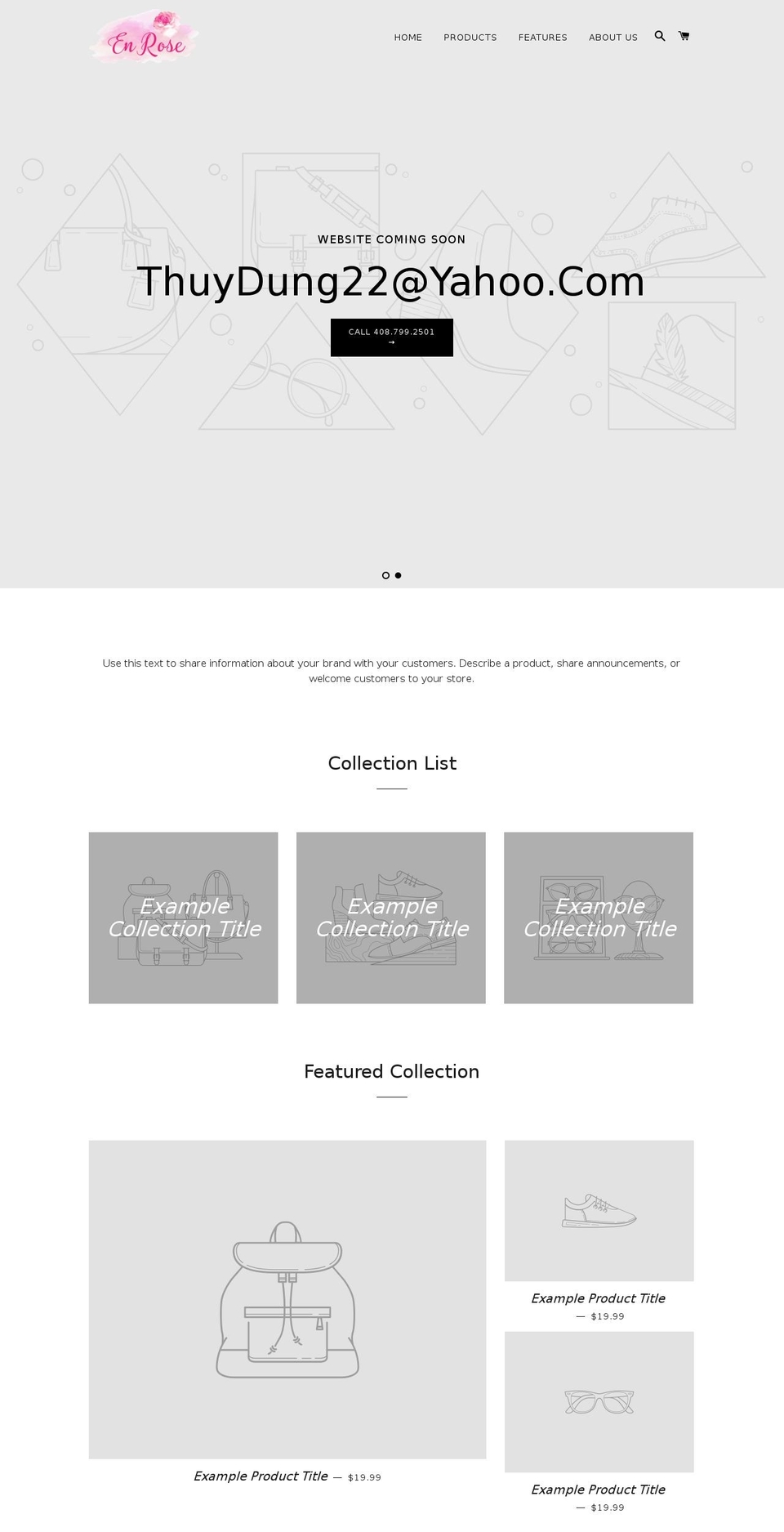 enroseskincare.com — Shopify storefront screenshot